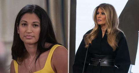 Photo of Katie Miller and Melania Trump