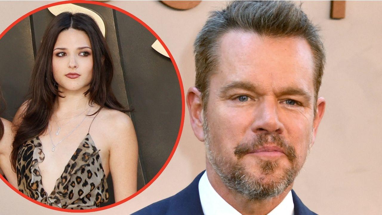 Photo of Matt Damon and Isabella Damon
