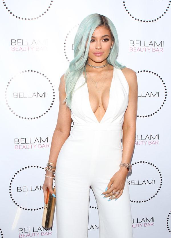 Kylie Jenner Hair Mint Green