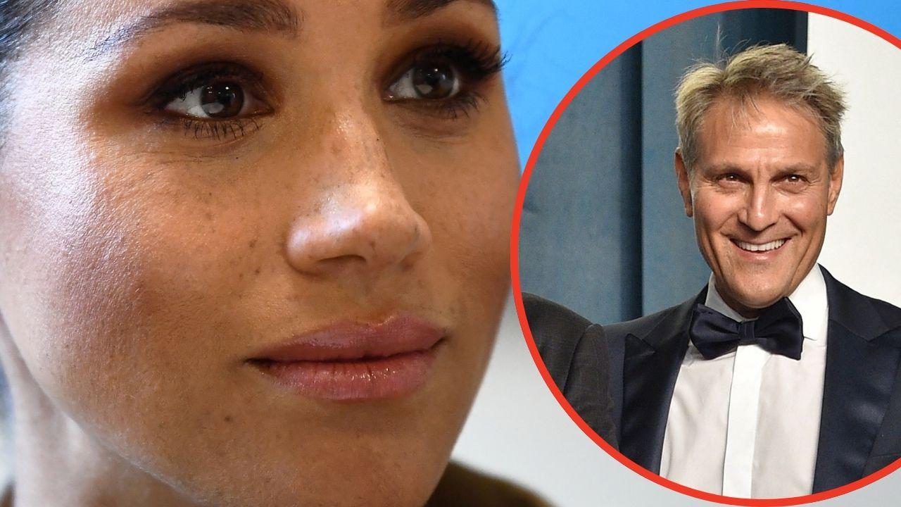 Split photos of Meghan Markle and Ari Emanuel