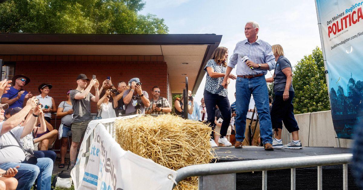 'Traitor!': Mike Pence Heckled by Trump Supporters at Iowa State Fair