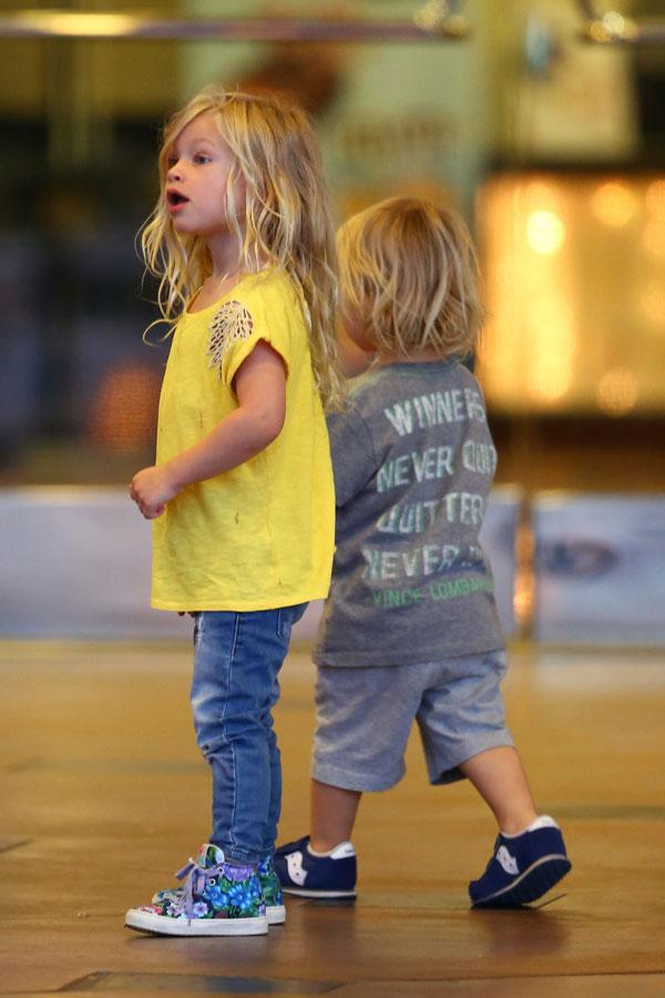 Jessica Simpsons Children Maxwell Johnson Ace Johnson Dinner