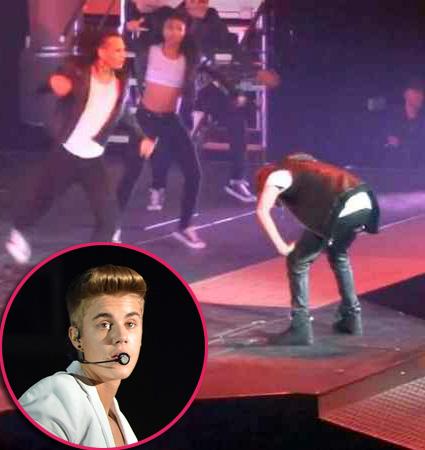 //justin bieber throw up vomit stage glendale live arizona x