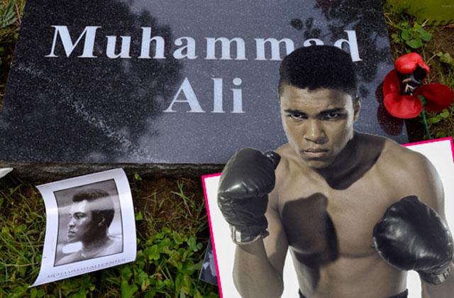 //muhammad ali death headstone kentucky photos pp