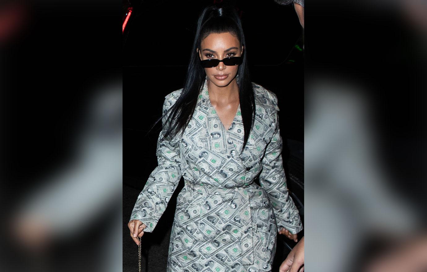 Kim Kardashian Money Outfit