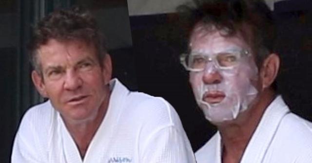 Dennis Quaid And Santa Auzina Have Spa Day