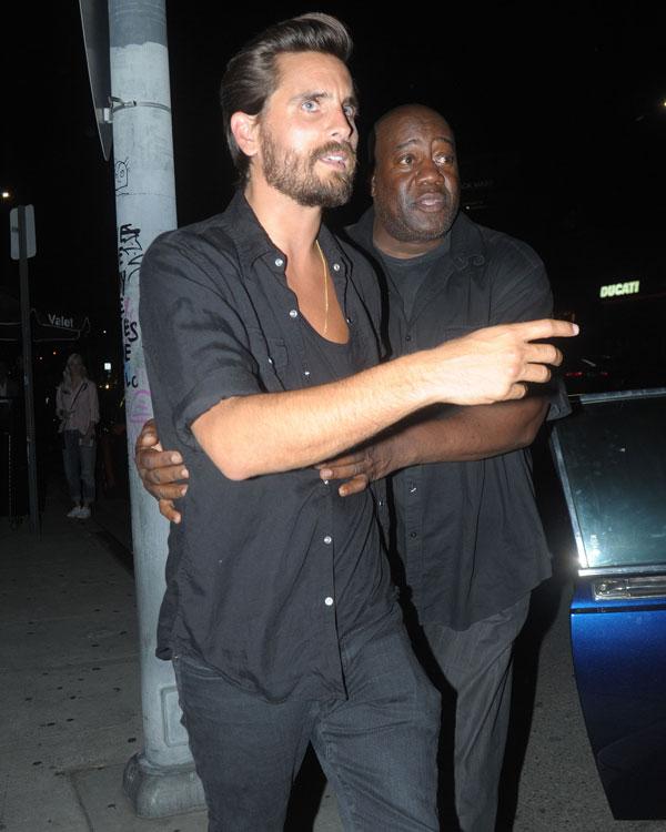 Scott Disick Drunk L.A. Nightclub