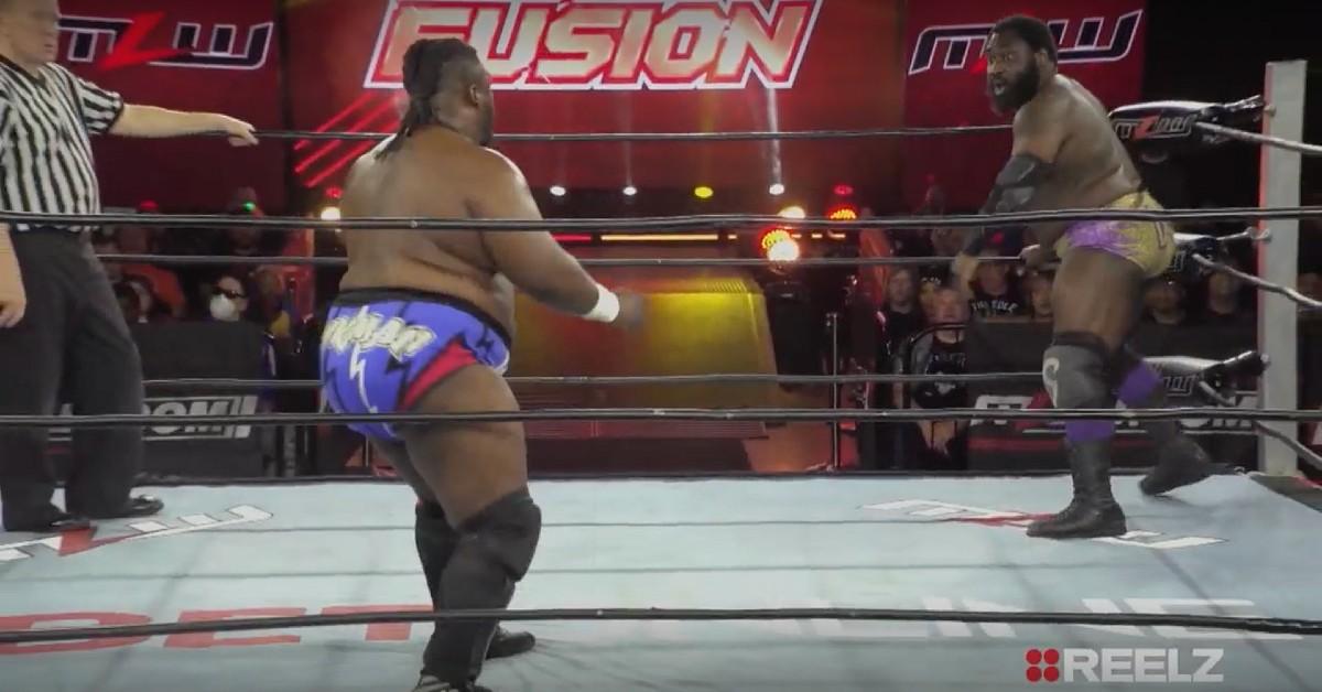 Major League Wrestlers Willie Mack & Calvin Tankman Go Toe To Toe