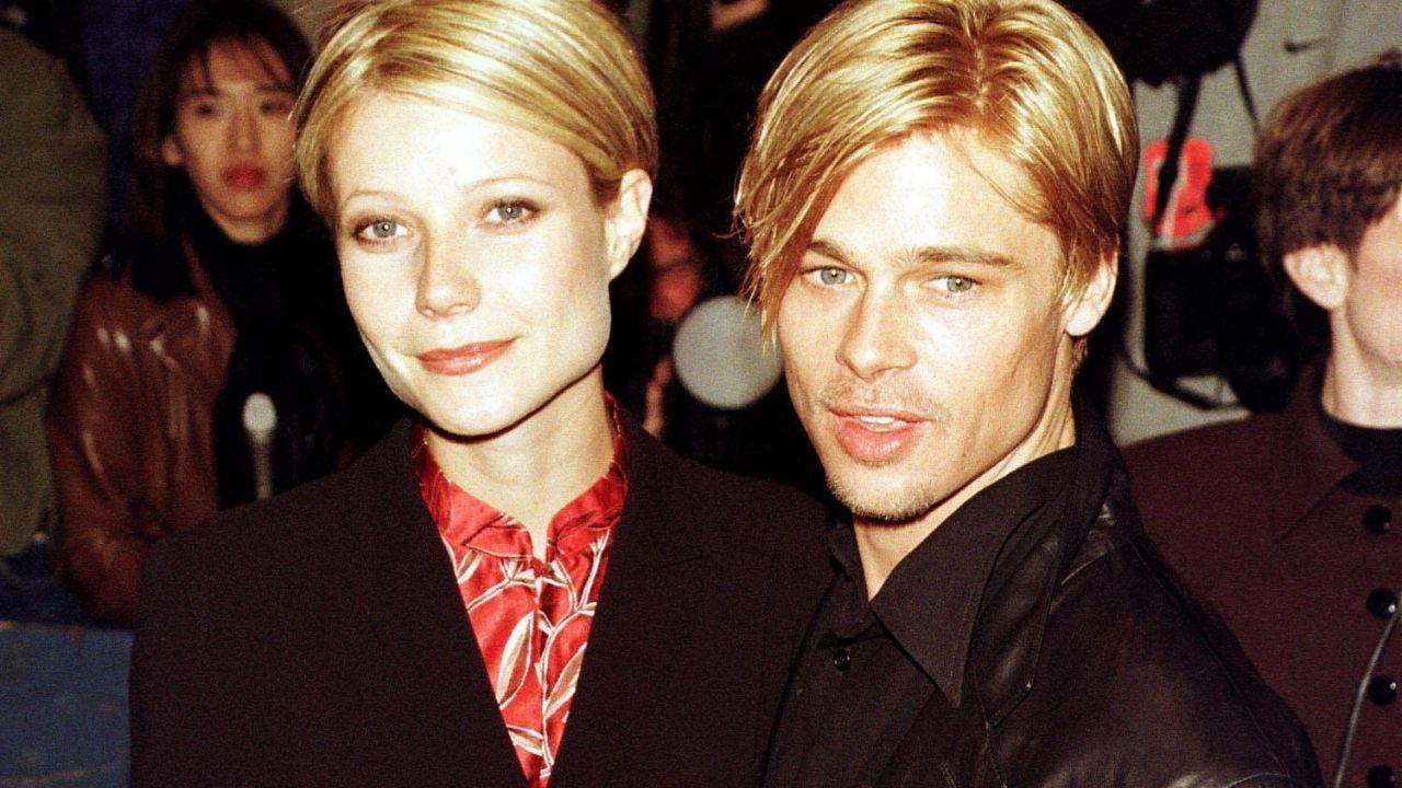 Photo of Gwyneth Paltrow and Brad Pitt