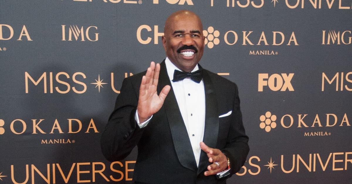 steve harvey family feud drama home wife exes kids