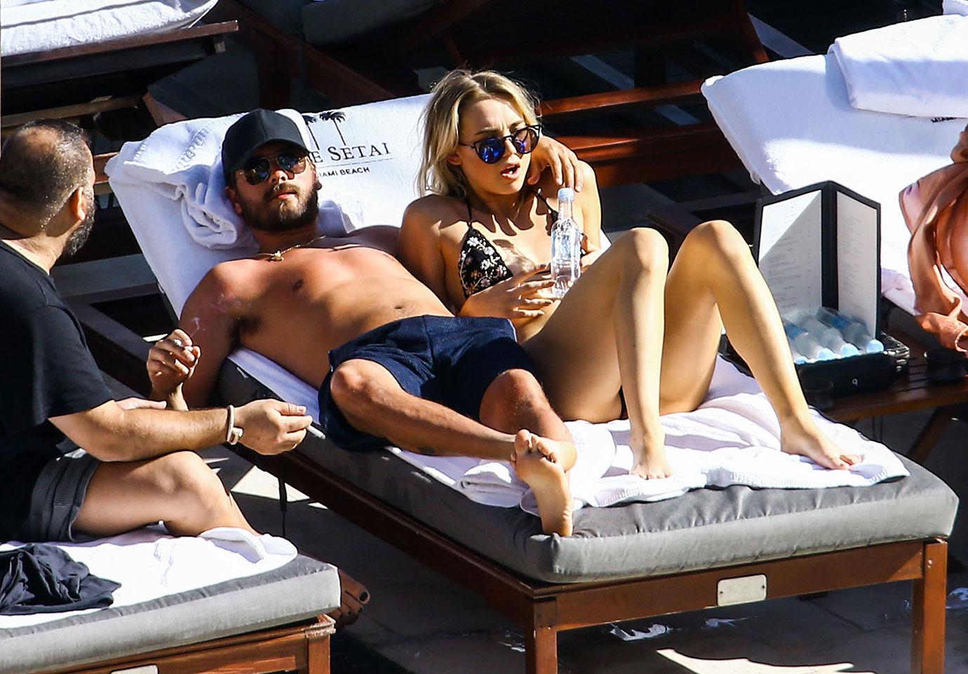 //scott disick cheating bikini girl smoking miami