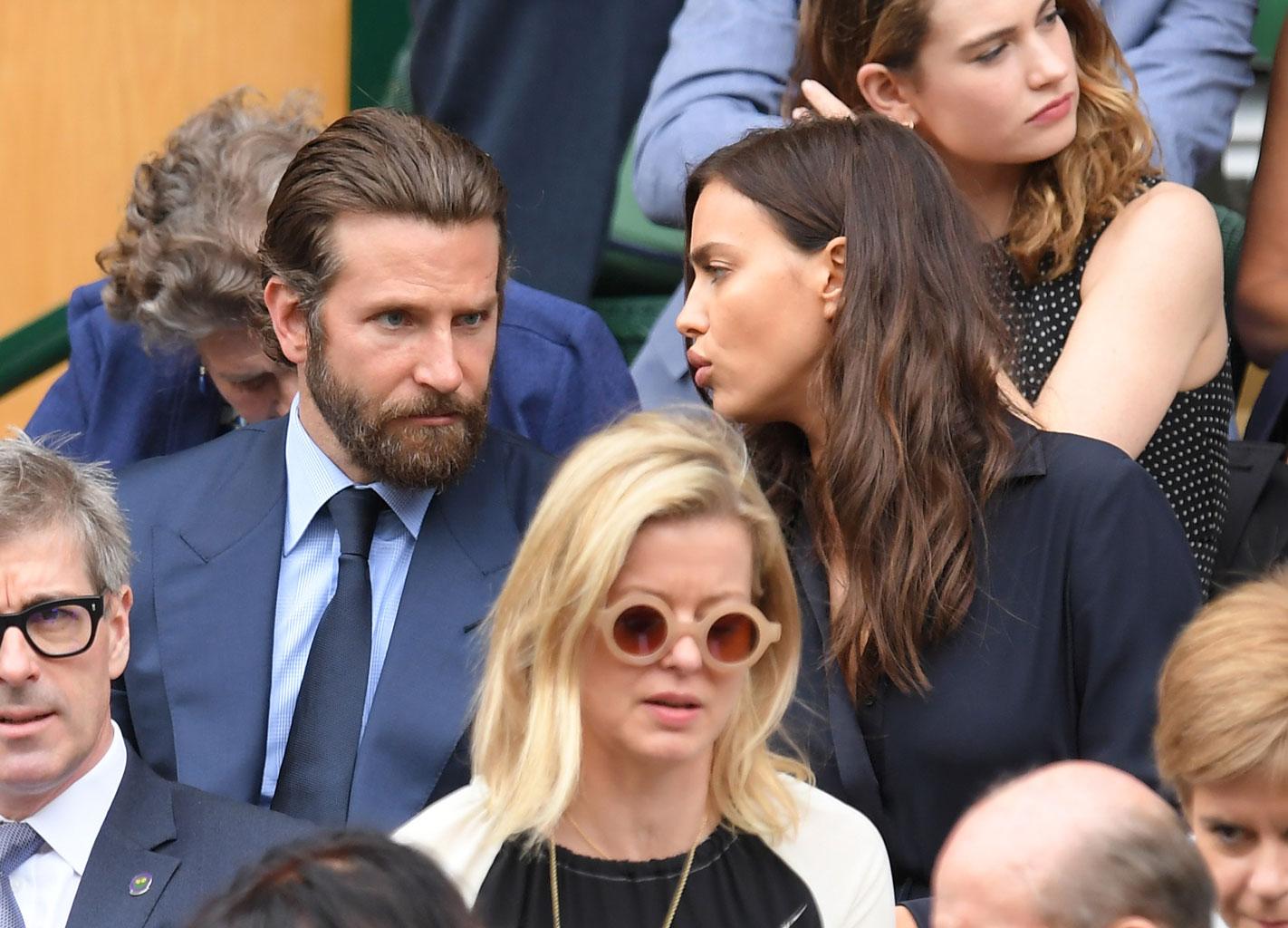 Bradley Cooper Irina Shayk Wimbledon Fight