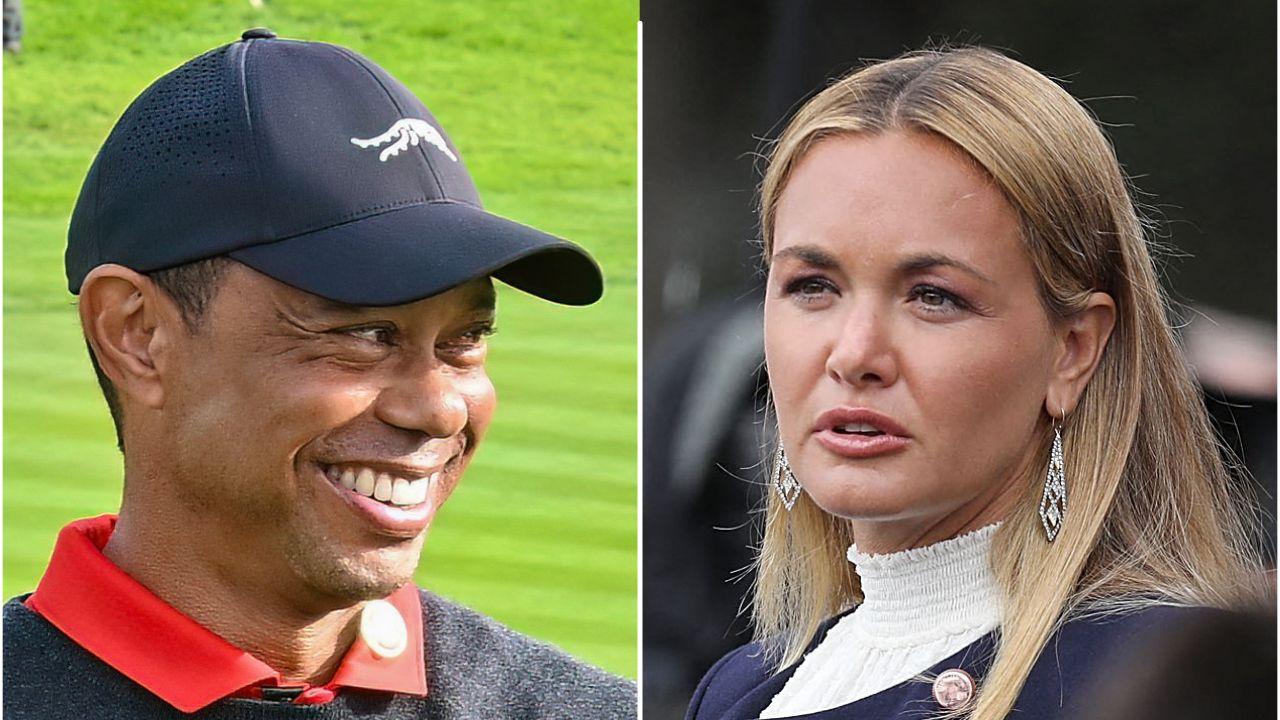 picture of Tiger Woods and Vanessa Trump