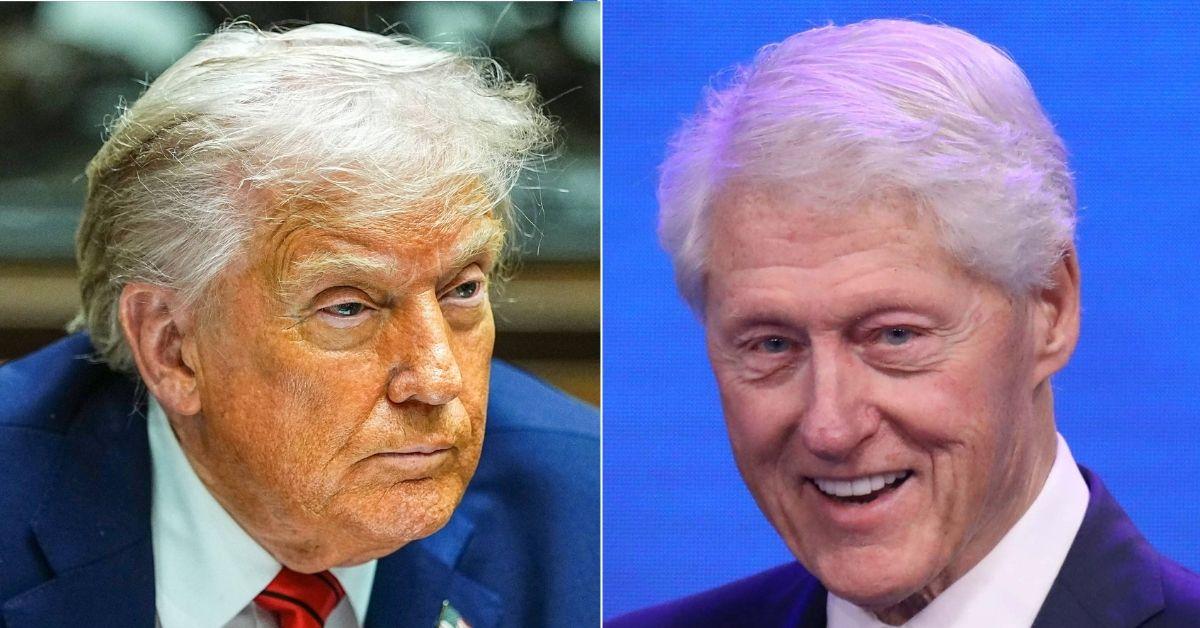 picture of Donald Trump and Bill Clinton