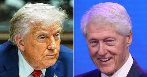 picture of Donald Trump and Bill Clinton