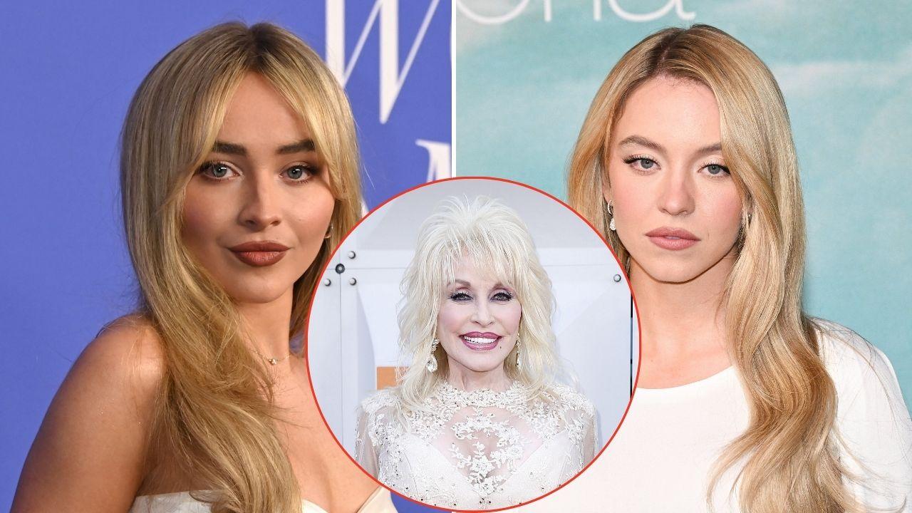 Sabrina Carpenter and Sydney Sweeney are reportedly vying to play Dolly Parton in a planned biopic.