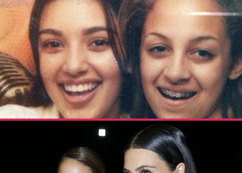 Nicole Richie Kim kardashian then and now