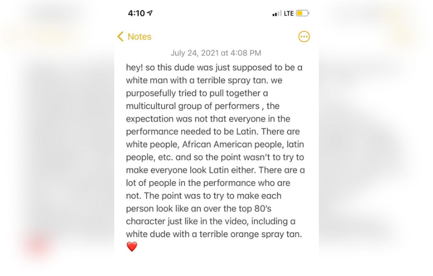 camila cabello dancer black face singer responds