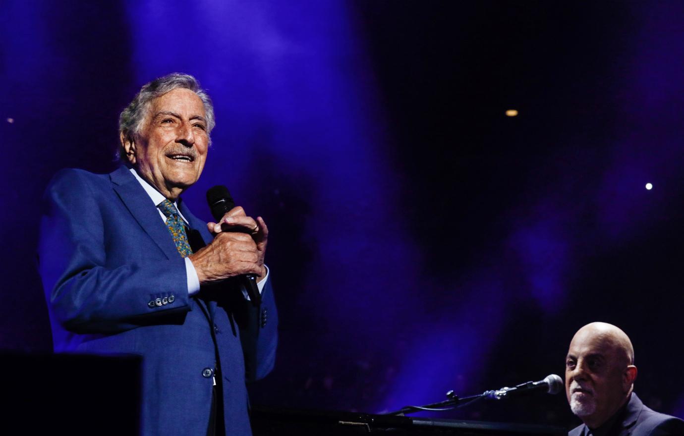 Tony Bennett performed "New York State Of Mind" with Billy Joel at Joel's 63rd sold out show of his residency at Madison Square Garden on April 12, 2019 in New York City.