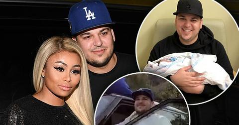 blac chyna rob kardashian fighting perfect range rover