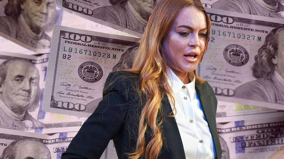 Lindsay Lohan Business Partner Money Trouble