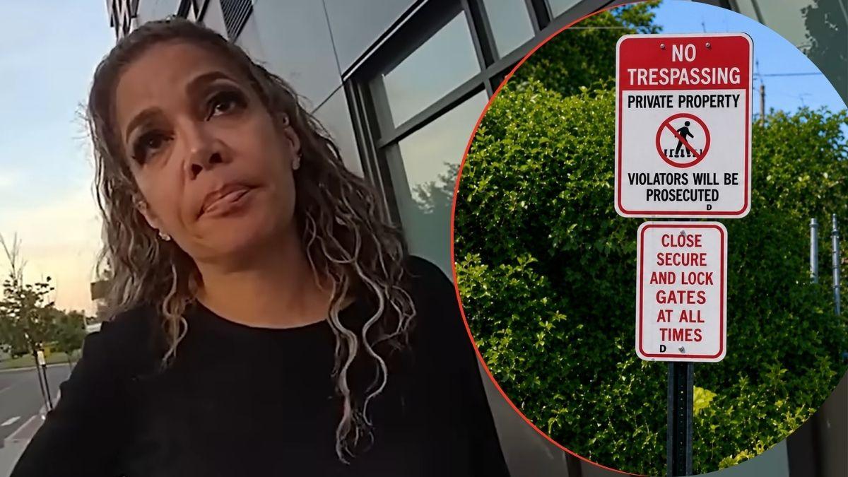 Sunny Hostin tried to argue a 'No Trespassing' sign was obstructed before her son was detained by MTA police.