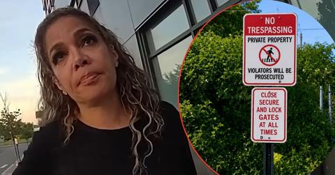 Sunny Hostin tried to argue a 'No Trespassing' sign was obstructed before her son was detained by MTA police.