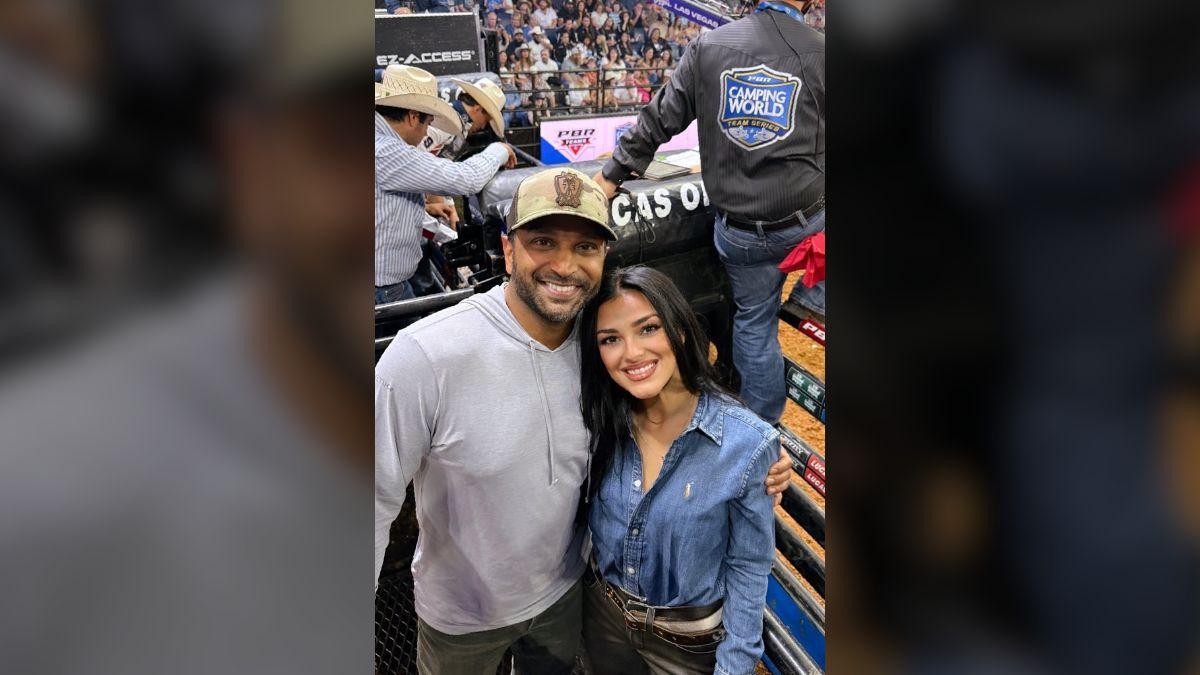 Kash Patel and Alexis Wilkins
