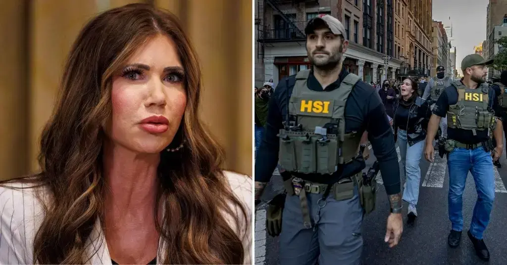 Composite photo of Kristi Noem