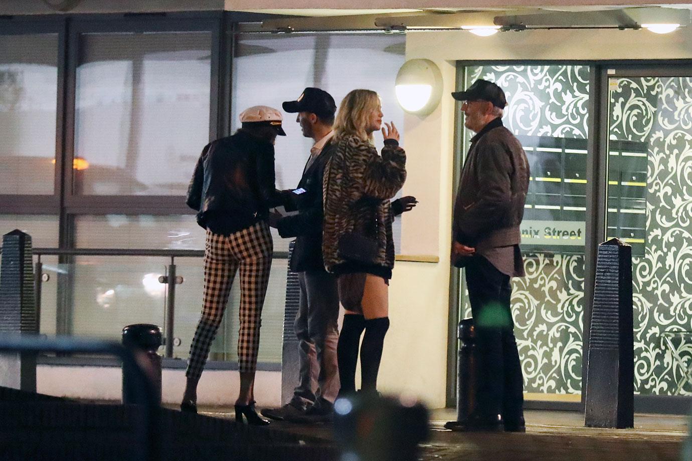 Jennifer Lawrence Seen Smoking Pals London