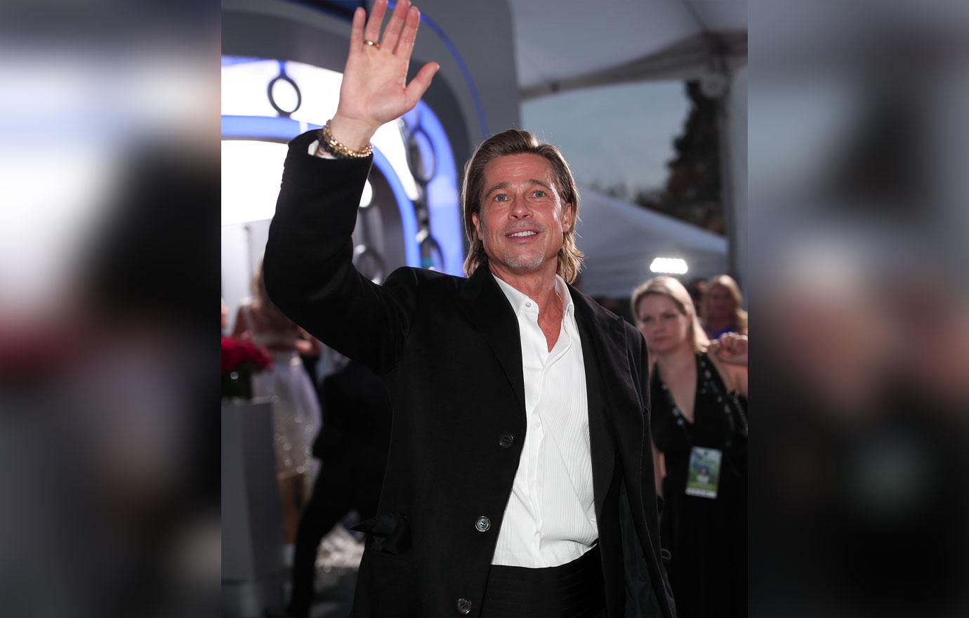 SAG Awards Bombshell! Brad Pitt Grabs Jen Aniston's Hand Backstage!