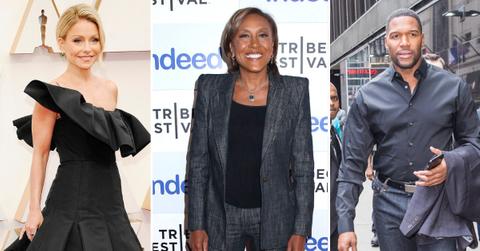 kelly ripa ditches robin roberts wedding over feud with former live co host michael pp