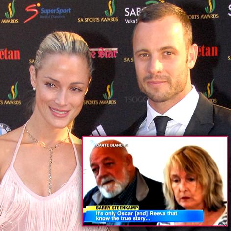 //reeva oscar parents