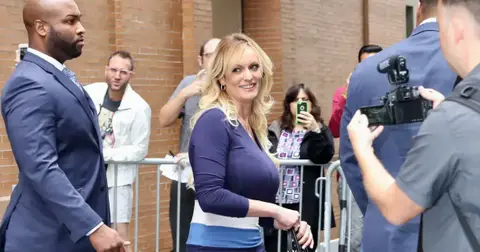 donald trump attacks joe biden am truth social attack president hours before stormy daniels hush money trial court