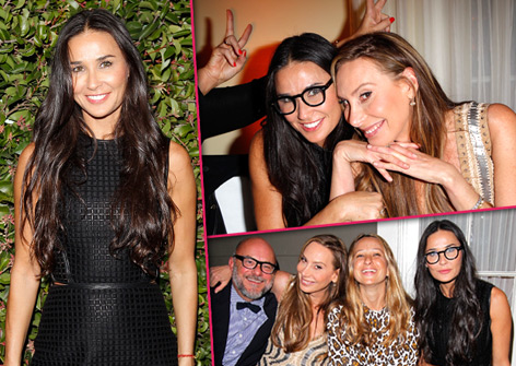 //demi moore night out