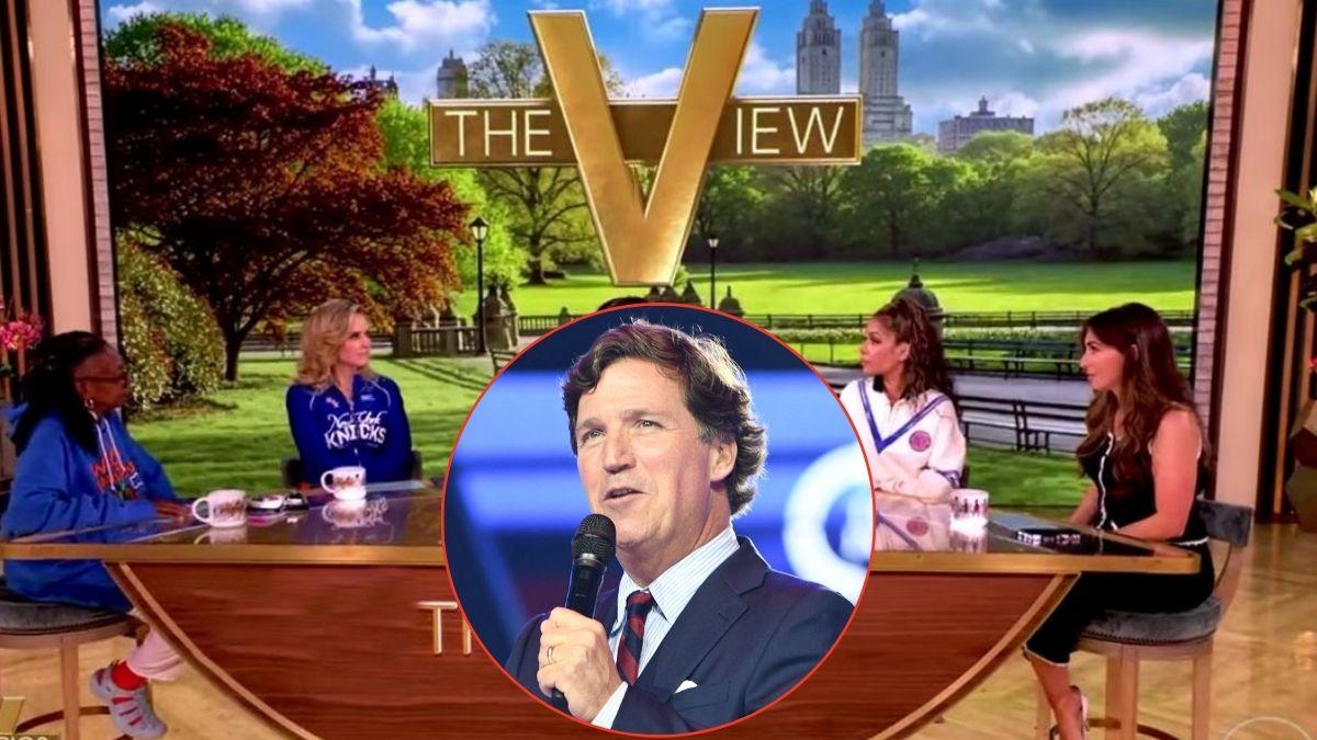 'The View' co-hosts criticized Tucker Carlson's break from the Republican Party.