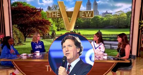 'The View' co-hosts criticized Tucker Carlson's break from the Republican Party.