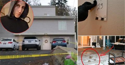 Photo of Idaho 4 crime scene, Bryan Kohberger