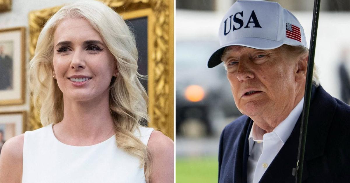 Donald Trump Appears Transfixed by Blonde Aide Natalie…