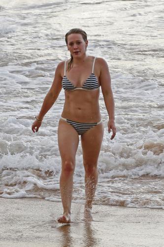 Beach Bum Hilary Duff Shows Off Every Inch Of Her Bikini Body 