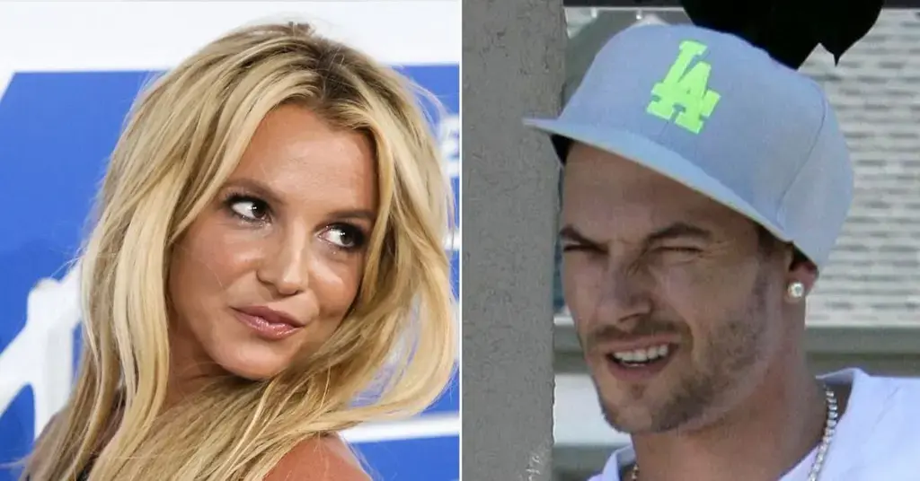 Composite photo of Britney Spears and Kevin Federline
