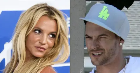 Composite photo of Britney Spears and Kevin Federline