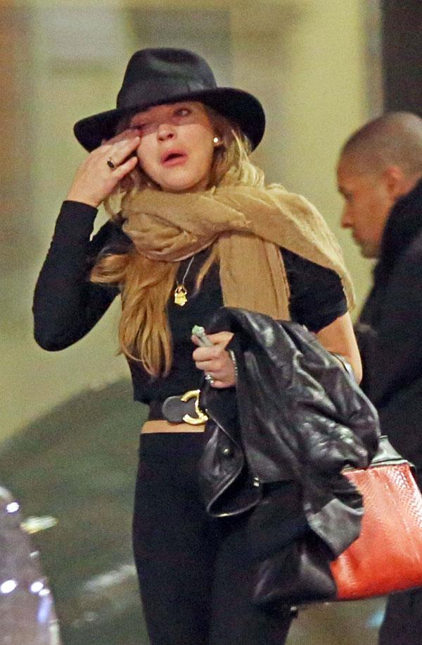 Lindsay Lohan Crying