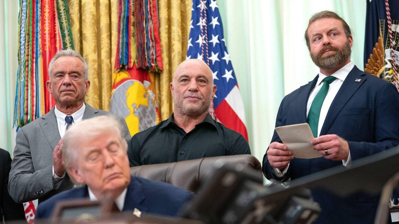 Image of Joe Rogan thinks Donald Trump's comment about Nicki Minaj's backside is 'crazy.'
