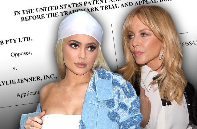 //kylie minogue diss kylie jenner name trademark lawsuit