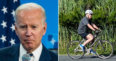 joe biden removes toe clamps bike mental health