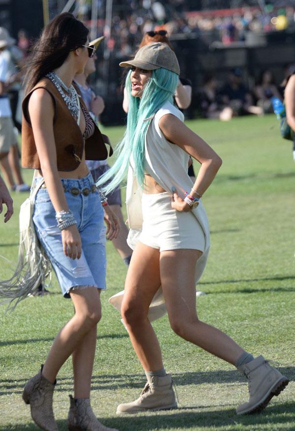 Kylie Jenner Coachella Partying