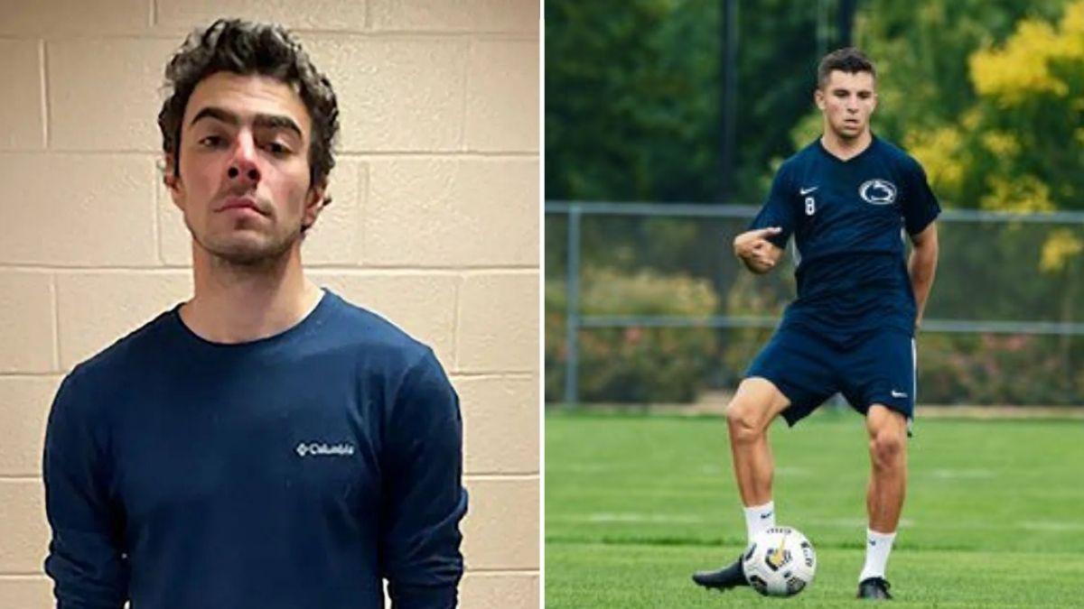 split photo of luigi and peter mangione