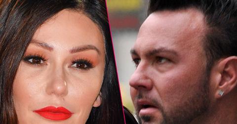 jenni Farley ex roger Mathews taken away police details jersey shore