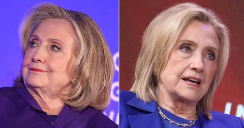 Photo of Hillary Clinton before/after